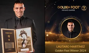 Lautaro giành 'Bàn Chân Vàng' trước Messi Lautaro giành 'Bàn Chân Vàng' trước Messi