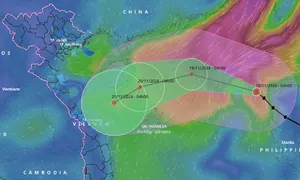 Bão Manyi vào Biển Đông