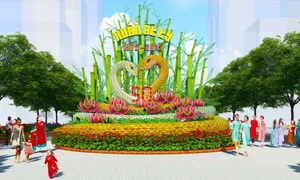 Thiết kế đường hoa Nguyễn Huệ Tết Ất tỵ 2025 Thiết kế đường hoa Nguyễn Huệ Tết Ất tỵ 2025