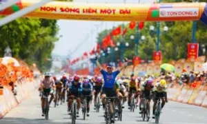 Kergozou tìm lại chiến thắng ở giải xe đạp xuyên Việt Kergozou tìm lại chiến thắng ở giải xe đạp xuyên Việt