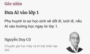 Đưa AI vào lớp 1