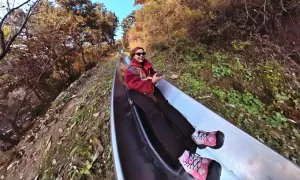 Khách Việt kể cảm giác trượt 'như bay' từ đỉnh Vạn Lý Trường Thành